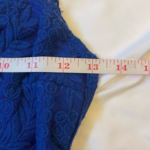 H&M size 4 blue mini lace dress - Picture 9 of 11